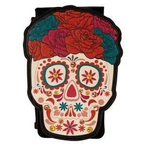 Loungefly Día de los Muertos Sugar Skull Large Card Holder /NWT